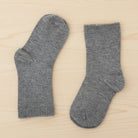 Grey Bamboo Sensory School Socks