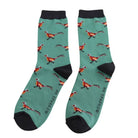 bamboo socks with a pheasant theme by Mr Sparrow