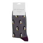 bamboo socks with a penguin theme by Mr Sparrow
