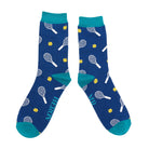 bamboo socks with tennis theme by Mr Heron