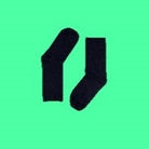 navy bamboo school socks