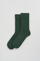 Glen green bamboo socks by Pairs Scotland