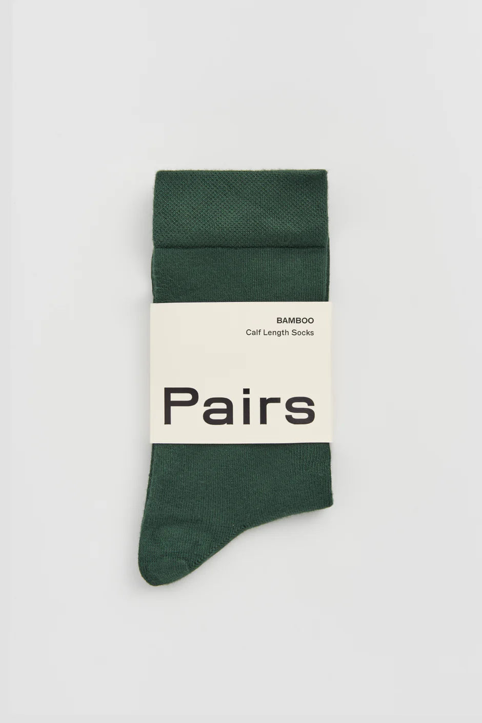 Glen green bamboo socks by Pairs Scotland
