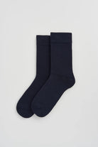 Inky blue bamboo socks by Pairs Scotland