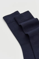 Inky blue bamboo socks by Pairs Scotland