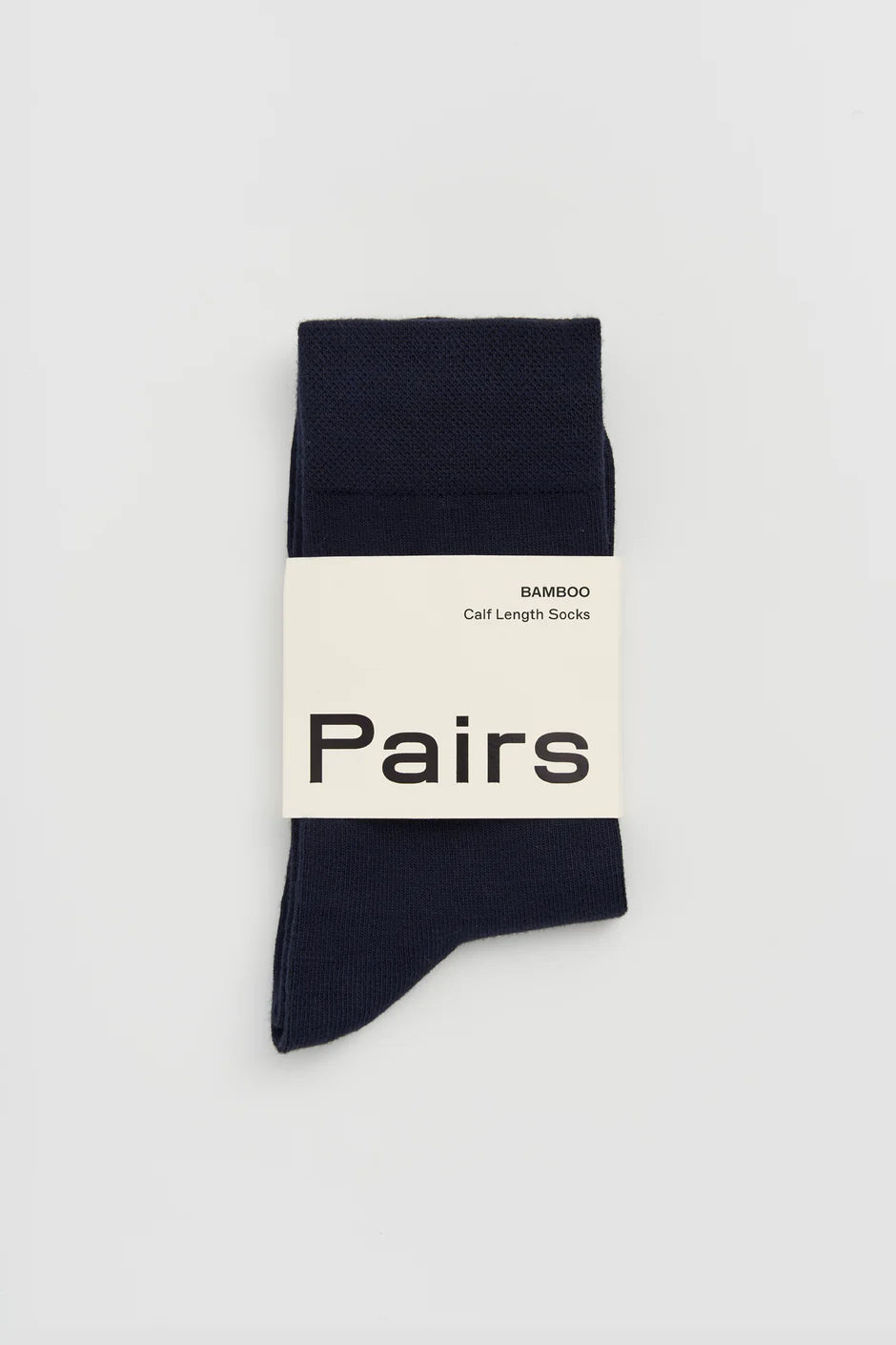Inky blue bamboo socks by Pairs Scotland