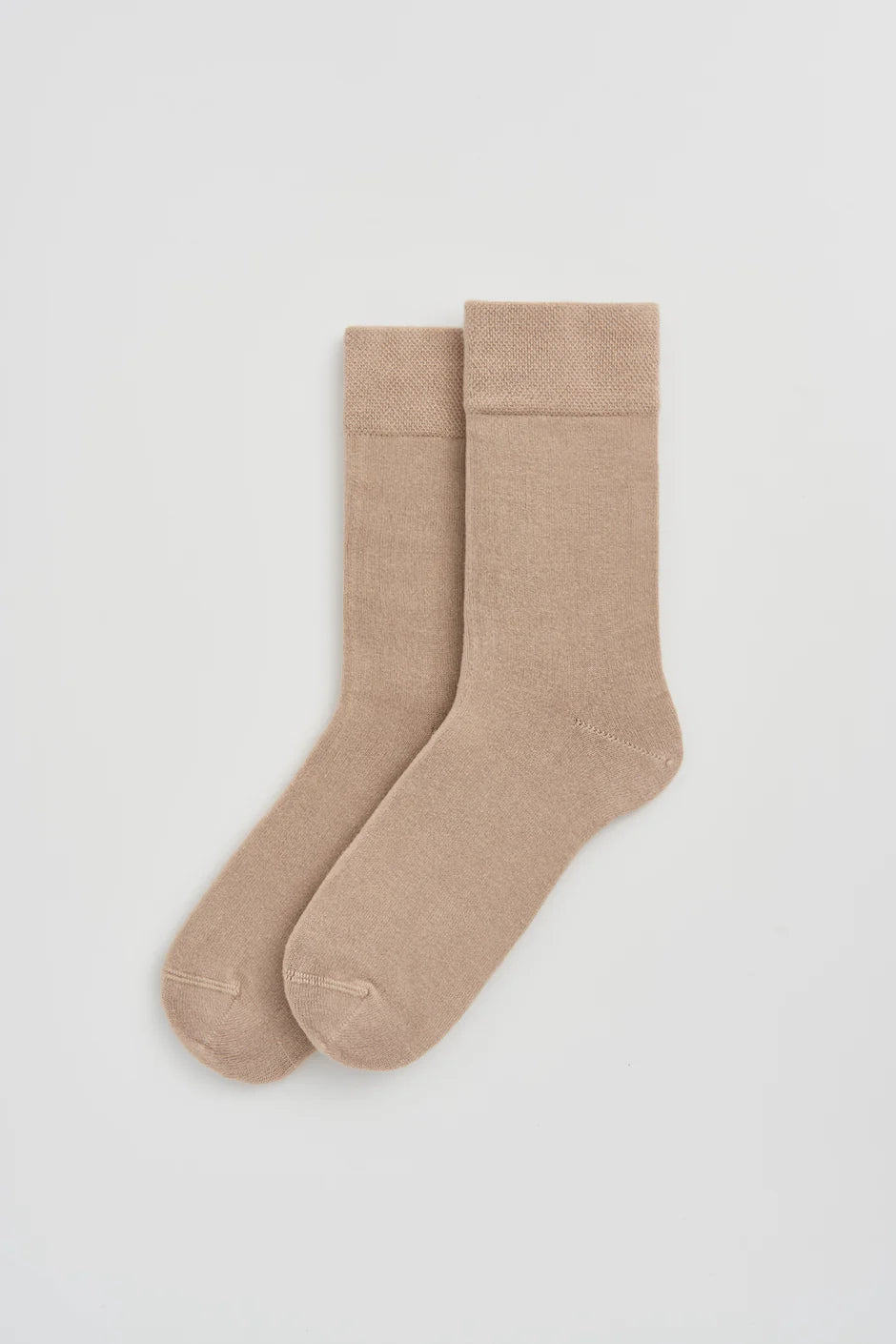 oat coloured bamboo socks by Pairs Scotland