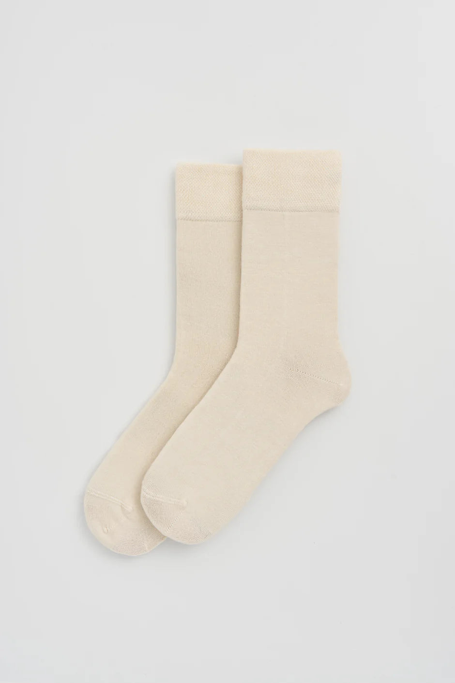cream bamboo socks by Pairs Scotland