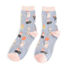 bamboo socks with cat design