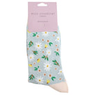 flower theme bamboo socks by Miss Sparrow