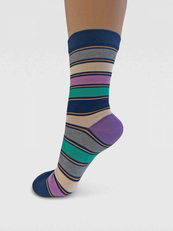 Bamboo striped socks by Thought