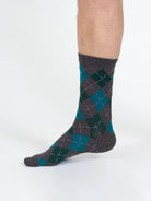 Argyle pattern bamboo socks by Thought