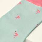 bamboo socks with a flamingo print by Kosi