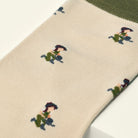 Bamboo socks with gardener print by Kosi