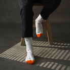 Bamboo socks with a red robin print by Kosi