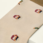 Bamboo socks with a yoga print by Kosi