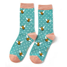 Bee bamboo socks gift box by Miss Sparrow