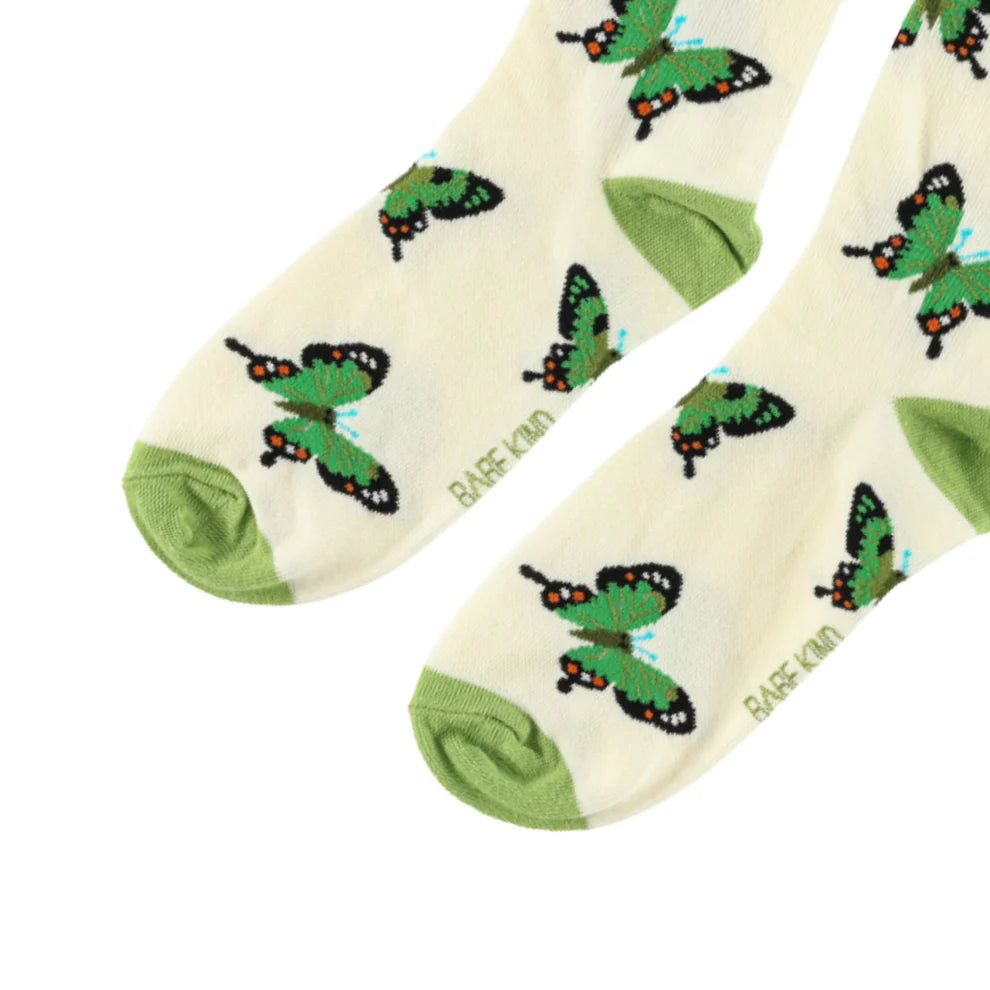 Save the Butterflies Bamboo Socks by Bare Kind