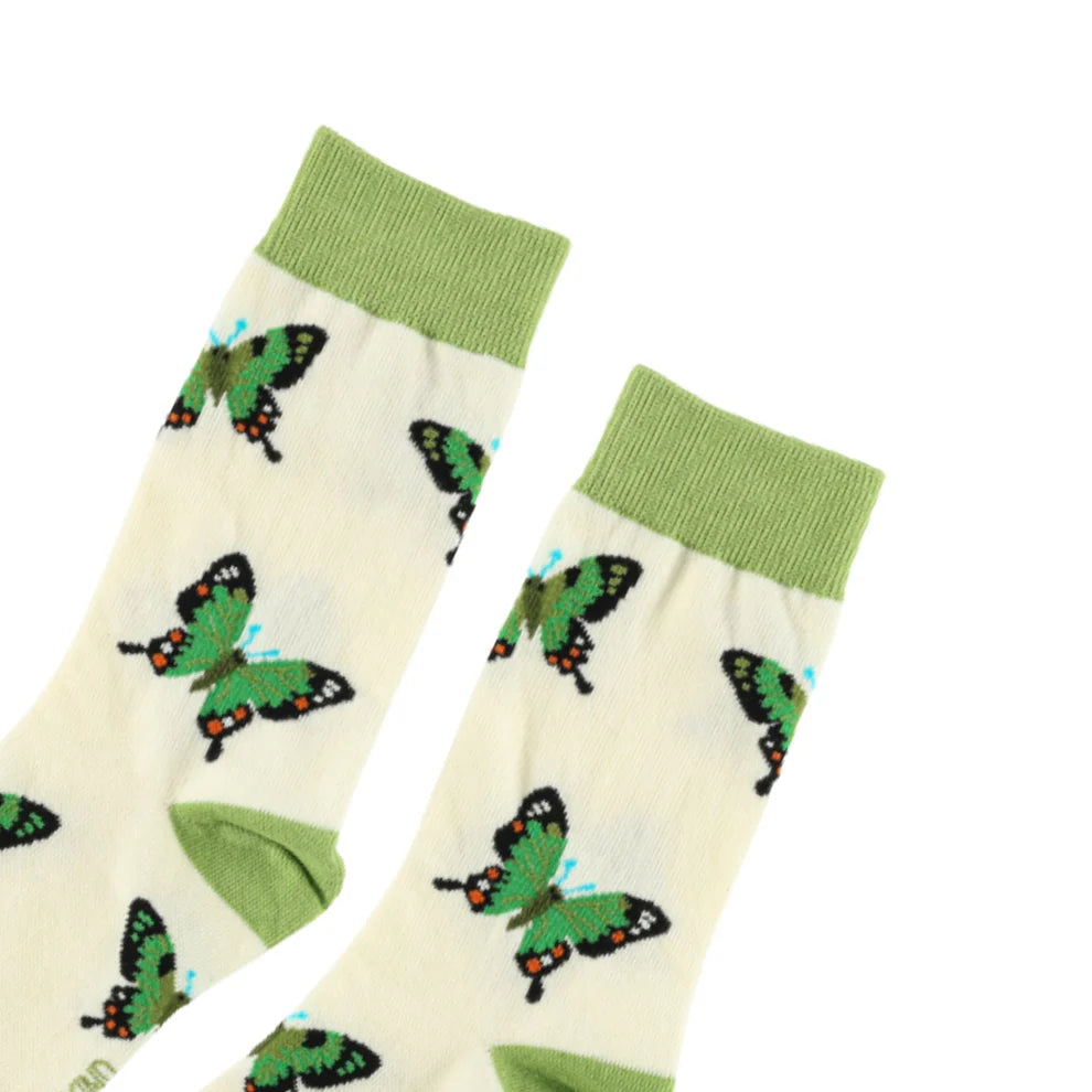 Save the Butterflies Bamboo Socks by Bare Kind