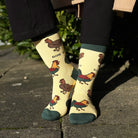 Save The Chickens bamboo socks by Bare Kind