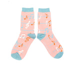 Music themed bamboo socks by miss sparrow