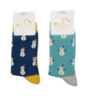 Little Snowmen Bamboo Socks by Mr Heron