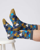 triangle bamboo socks by Thought