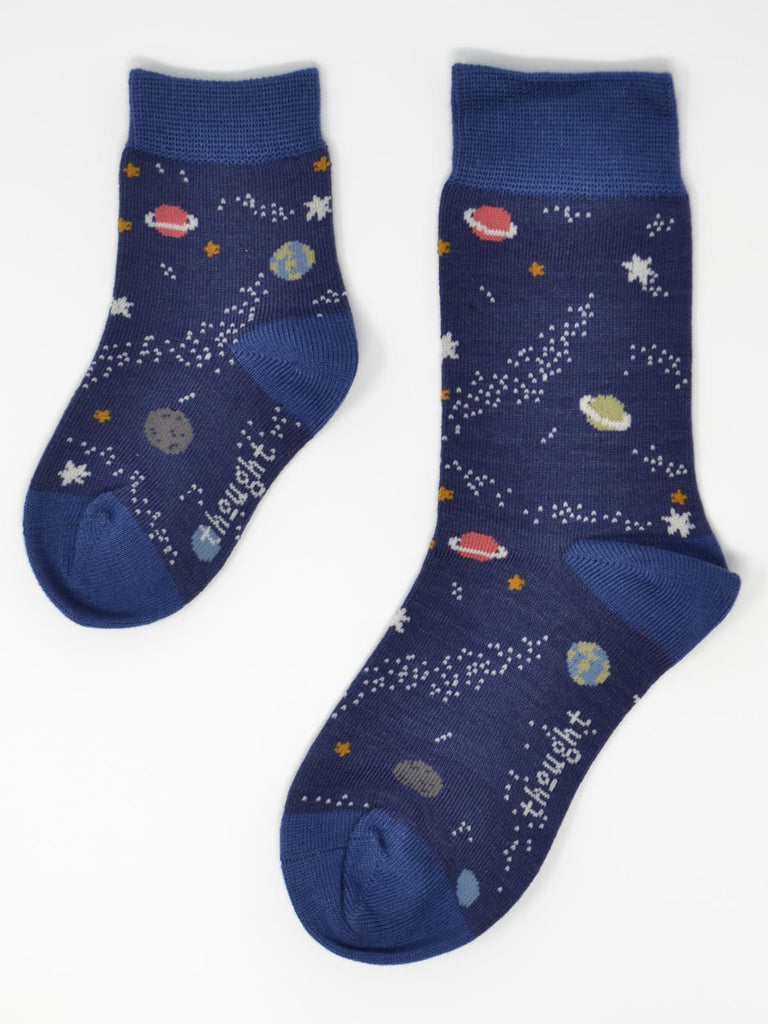 Twinkle Bamboo Kids Night Sky Socks Gift Box by Thought-bamboofeet