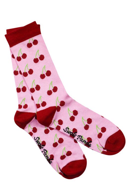 Cherry Bamboo Socks by Swole Panda