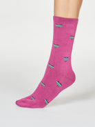Pink heart socks by Thought 