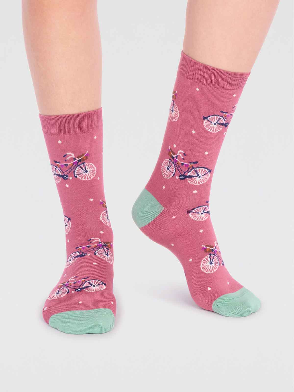 Bamboo bike socks by Thought