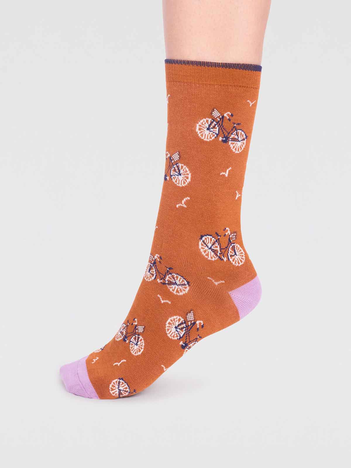 Bamboo bike socks by Thought