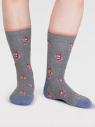 Grey bamboo socks by Thought