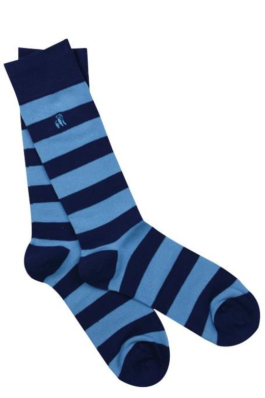 extra large striped bamboo socks for men