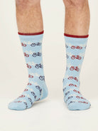 bamboo socks with bicycle theme by Thought